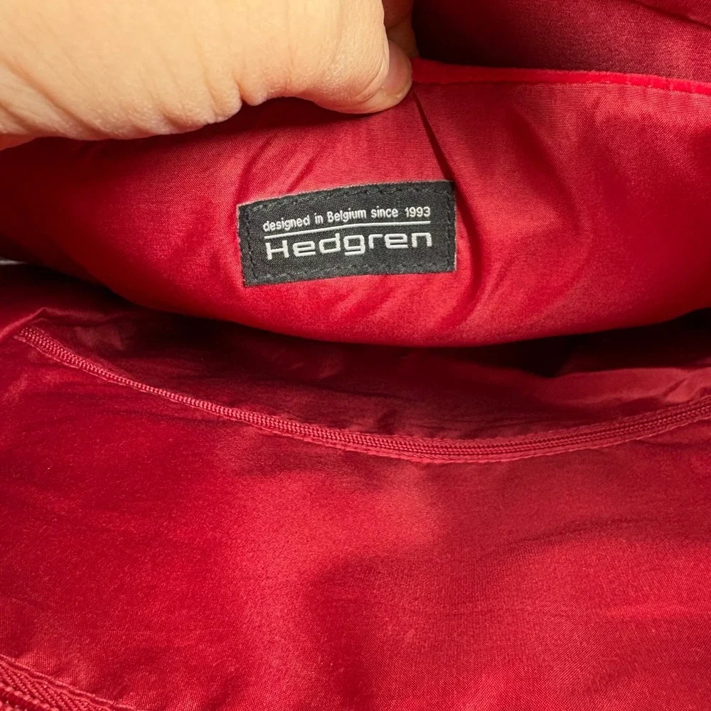 Hedgren Kayla Backpack Diamond Quilted Nylon Gray Laptop Bag see description